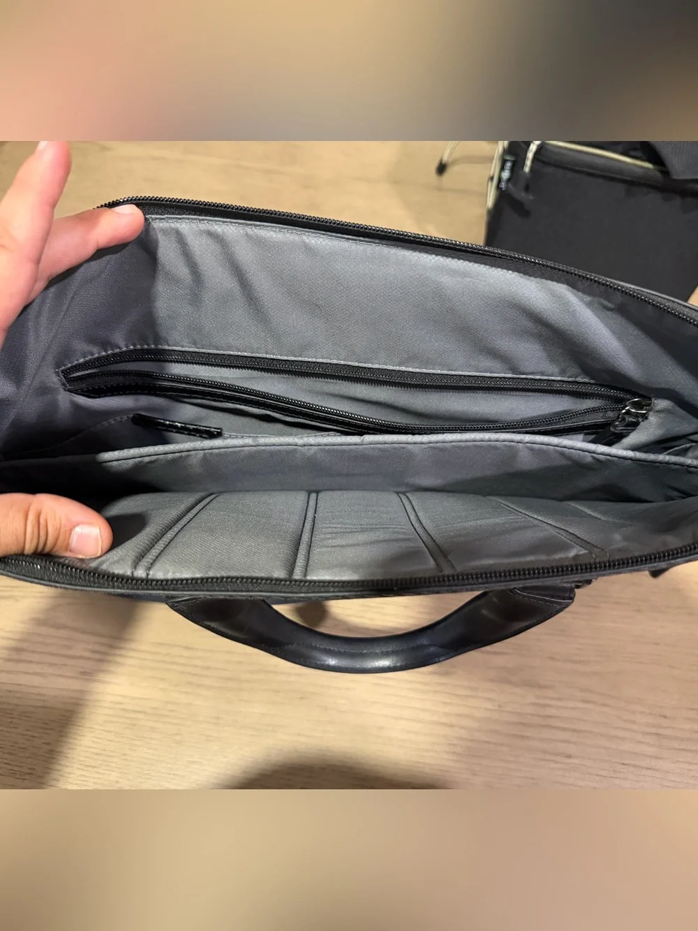 Tumi Black Business Laptop Bag